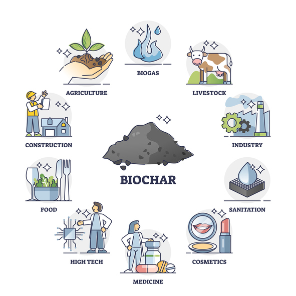 Biochar use cases for climate change mitigation