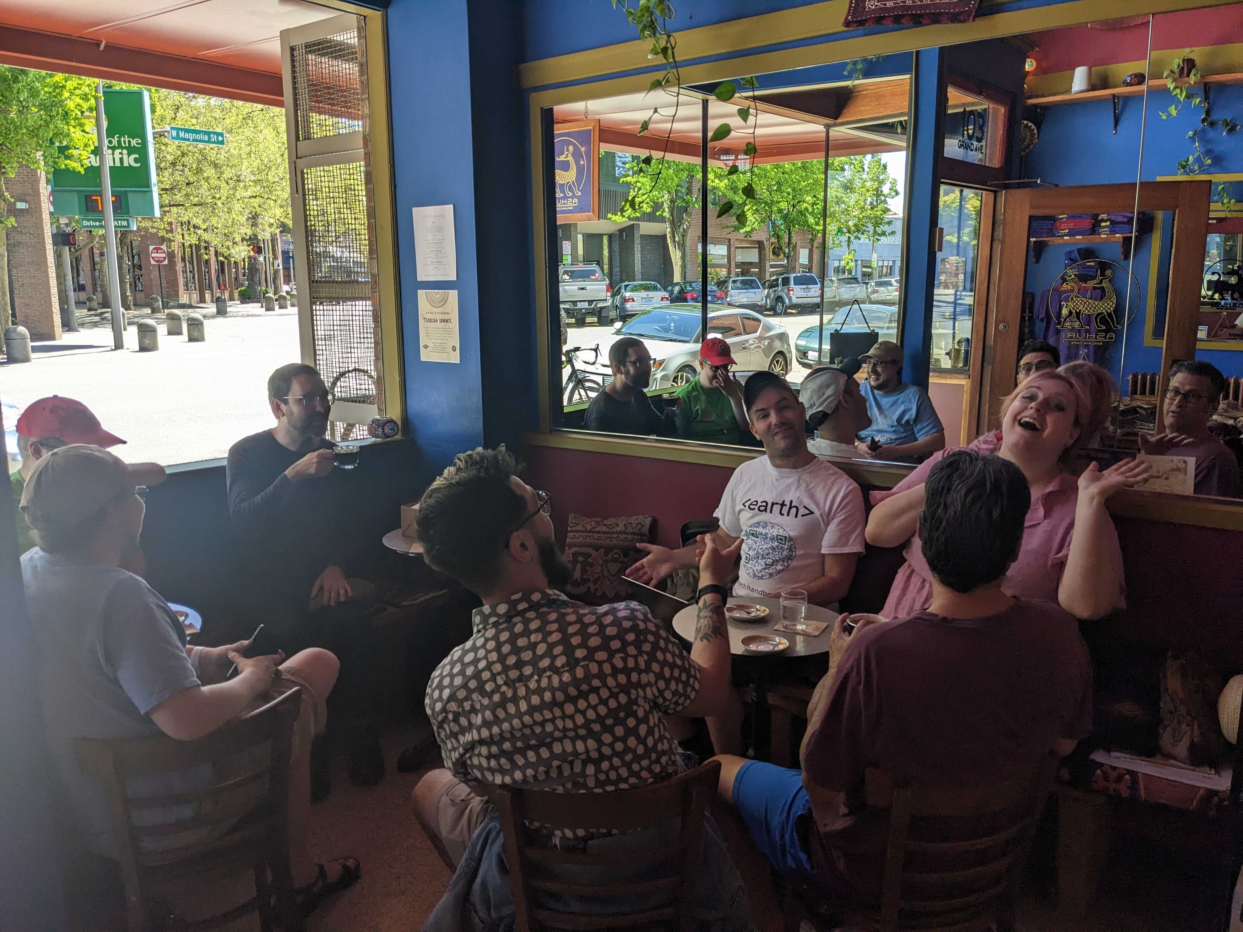 Climate Coffee Crawl group