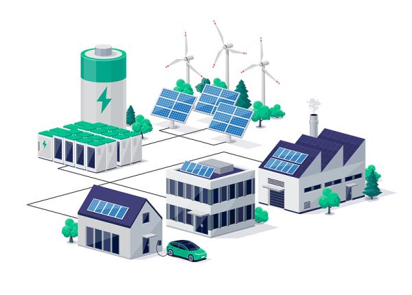 Distributed Energy Storage diagram