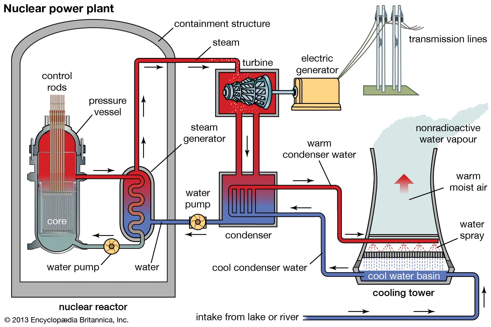 Nuclear Power Plant Diagram